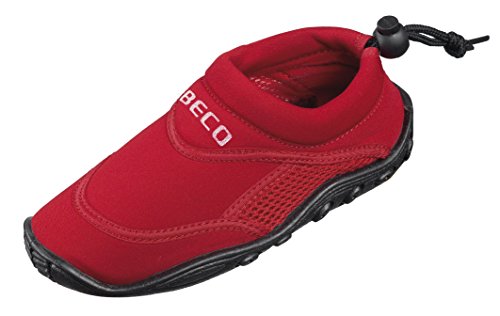 BECO Badeschuhe / Surfschuhe für Kinder rot 23 von Beco