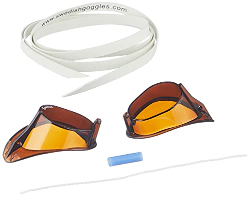 Malmsten Schwedenbrille Standard Schwimmbrille, Braun (smoke), Einheitsgröße von Malmsten