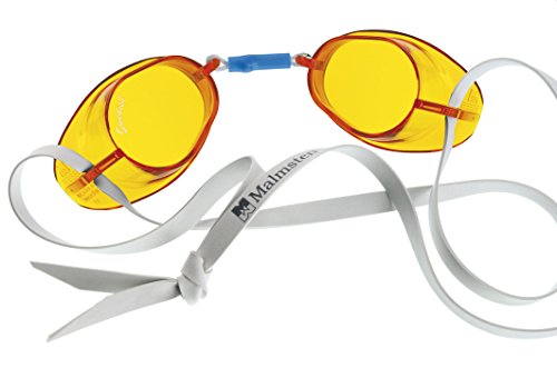 Malmsten Schwedenbrille Standard Schwimmbrille, Gelb, Einheitsgröße von Malmsten
