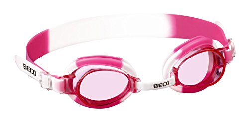 Beco Halifax Junior Kinder-Schwimmbrille, rosa Gläser, Pink von Beco Baby Carrier