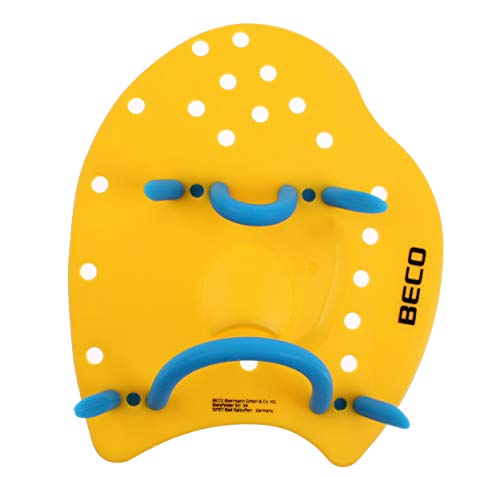 Beco 96441 Unisex – Erwachsene Power Handpaddles, Gelb/Größe S, S von Beco Baby Carrier