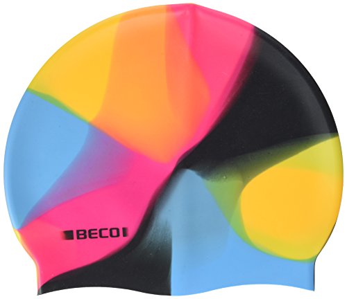 BECO Beermann GmbH & Co. KG Beco Kinder Silikonehætte, flerfarvet Kappe, schwarz/Bunt, Einheitsgröße EU von Beco Baby Carrier
