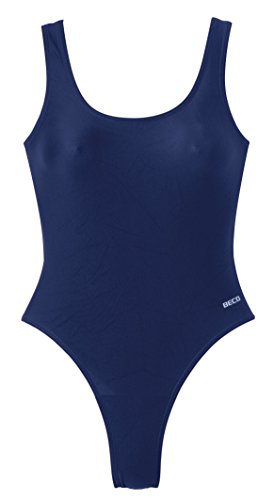 Beco Damen Basic Schwimmanzug, Marine, Gr. L von Beco