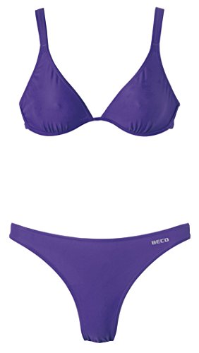 Beco Damen Schwimmkleidung Bikini-Set, lila, 38 von Beco