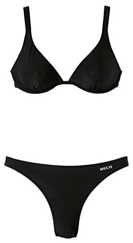 Beco Damen Schwimmkleidung Bikini-Set, schwarz, 42 von Beco