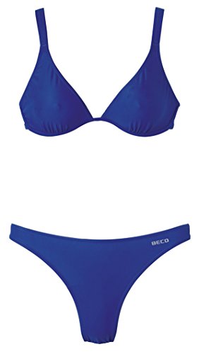 Beco Damen Schwimmkleidung Bügel Bikini, blau, 38 von Beco