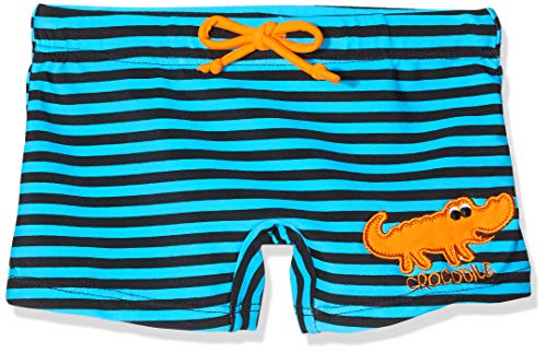 Beco Jungen Badehose Krokodil-Aqua, Marine/Blau/Orange, 86 von Beco