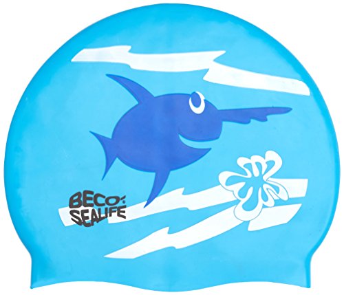 Beco Beermann GmbH & Co. KG Mädchen Sealife Silikonhaube Haube, blau, One Size von Beco Baby Carrier