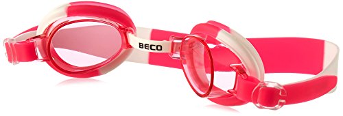 Beco Unisex Jugend Halifax Kinderschwimmbrille, weiß/pink, One Size von Beco Baby Carrier
