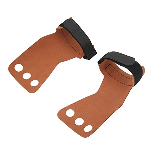 Bediffer DREI-Finger-Handschutzhandschuhe, rutschfeste Gymnastik-Handgriffe aus Kunstleder für das Training (#2) von Bediffer