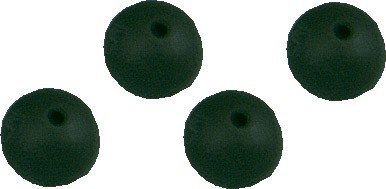 BeeGee Tackle Gummiperle schwarz Inhalt 10-20 Stück, Gummiperlen:4mm von BeeGee Tackle