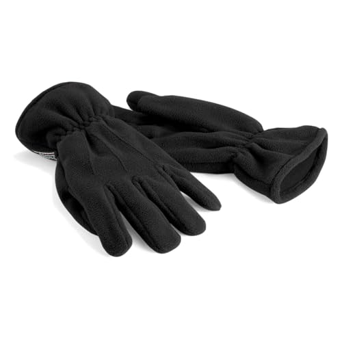 Beechfield Suprafleece Thinsulate Handschuhe, Schwarz, S-M von Beechfield