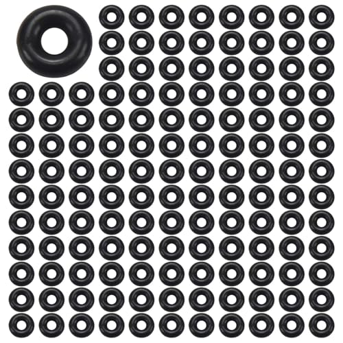 Beelooom 600 Stücke Gummi Karpfenangeln Angelgeraet Runde O-Ringe mit Rutschsicherem Verschluss 6mm von Beelooom