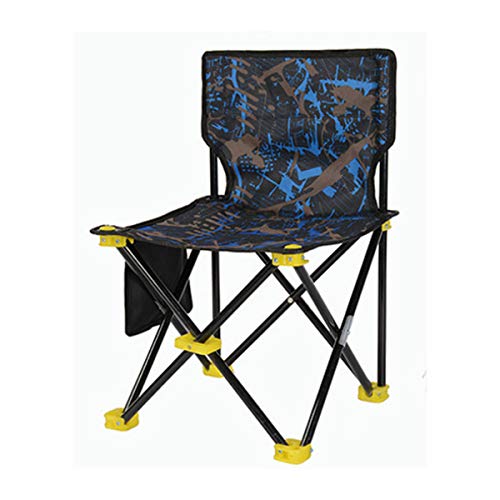 Beelooom AußEn Stuhl Tragbarer Camping Quad Stuhl Blau von Beelooom