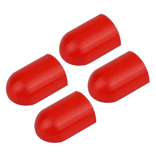 Beelooom Fußstützenabdeckung aus Silikon für Es2 Es4 M365 / M365 Pro Elektroroller, Rot, 4 Stück von Beelooom