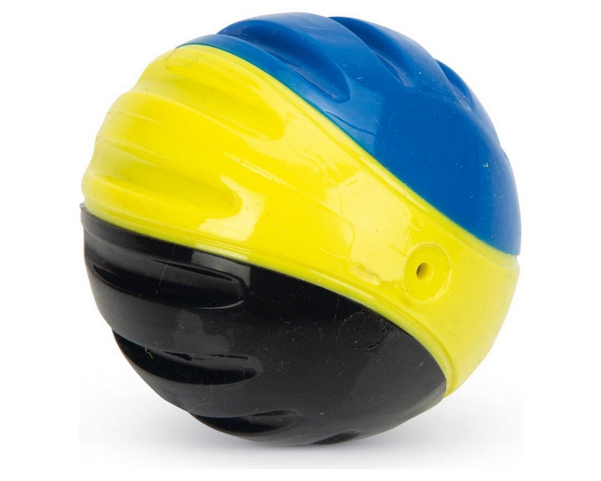 Beeztees Spielknochen Fetch TPR Ball blau-gelb-schwarz von Beeztees