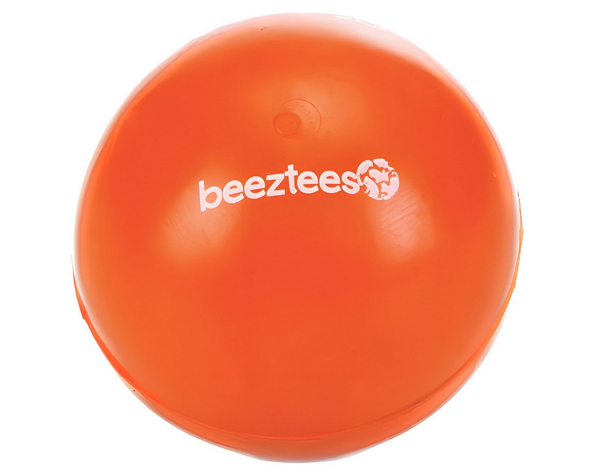 Beeztees Spielknochen Hundespielzeug Ball massiv orange, Durchmesser: 5 cm von Beeztees