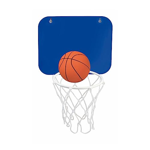 Mini-Basketballkorb – Büro- oder WC-Basketballkorb – Geschenk (Blauer Hintergrund) von Begoon