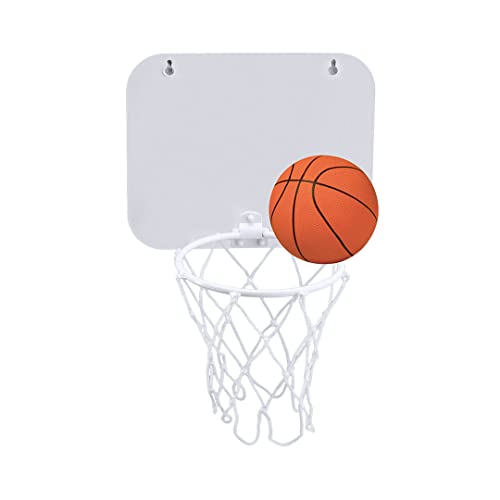 Mini-Basketballkorb – Büro- oder WC-Basketballkorb – Geschenk (weißer Hintergrund) von Begoon