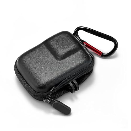 BeisDirect Mini Tragetasche für Insta360 Ace Pro/Ace Tasche Schutzhülle Körper Sport Kamera Tasche für Insta 360 Ace Pro/Ace Kamera Zubehör, 9,4 x 6,9 x 4,2 cm, Schwarz - Doppelreißverschluss, von BeisDirect