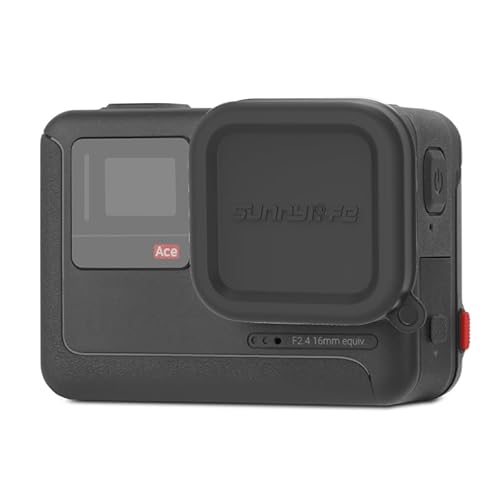 Silikon-Objektivschutz für Insta360 Ace Pro/Ace Silikon-Objektivdeckel, Kamera-Objektivdeckel, Abdeckung für Insta360 Ace Pro/Ace Sportkamera-Zubehör (schwarz) von BeisDirect