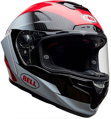 Bell Race Star DLX Flex Corsa, Integralhelm - Rot/Grau/Schwarz - S von Bell
