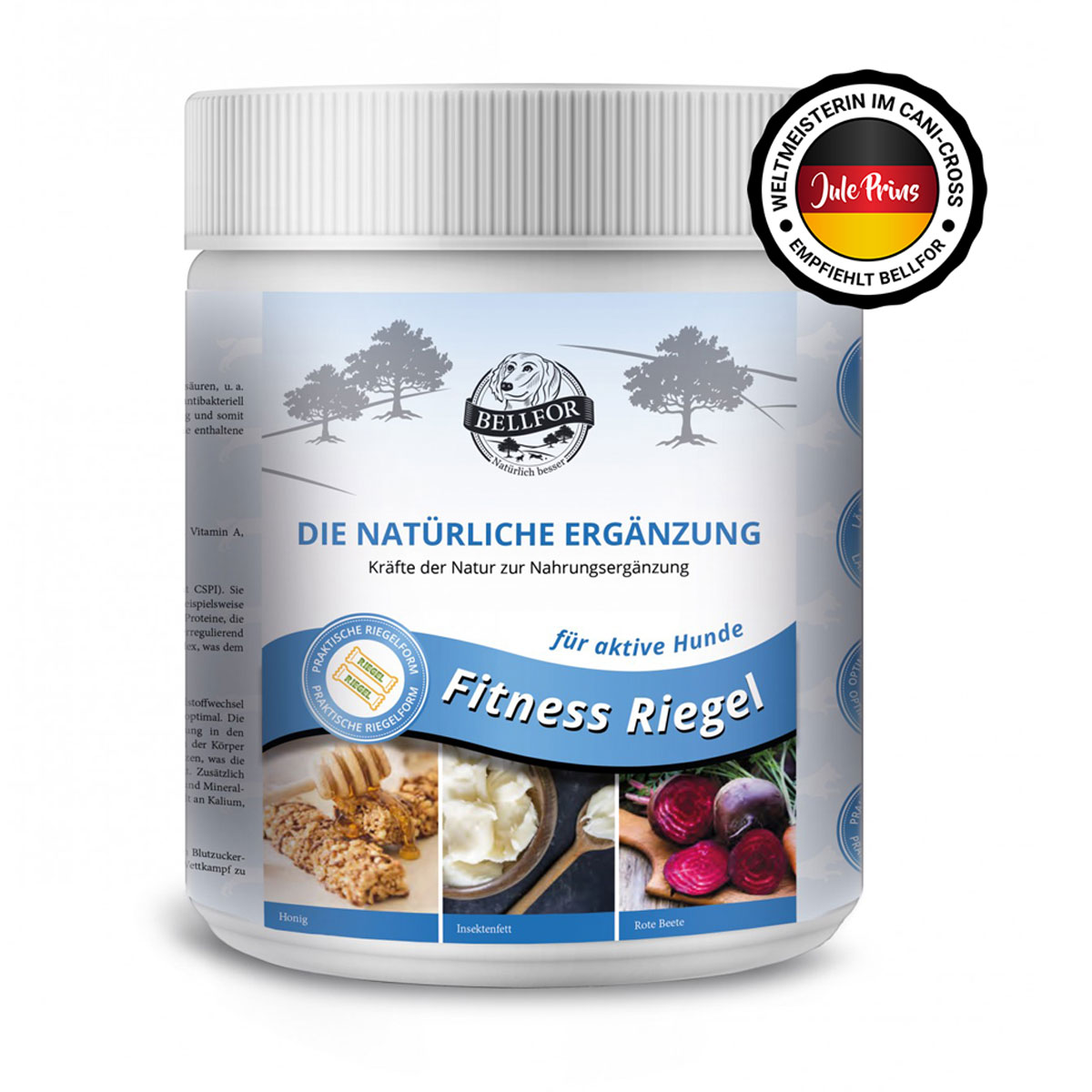 Bellfor Fitness Riegel - Hundefutter 400g | 28469 für sportlich, aktive Hunde von Bellfor