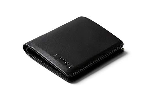 Bellroy Note Sleeve – Premium Edition - Black (Schlanke Leder Brieftasche) von Bellroy