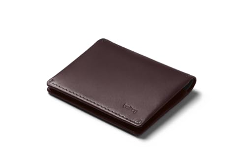 Bellroy Slim Sleeve, schlanke Leder-Brieftasche (max. 12 Karten Plus Scheine) - DeepPlum von Bellroy