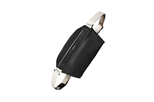 Bellroy Sling Mini Premium (4 Liter, Crossbody-Tasche aus Leder, Sonnenbrille, Smartphone, Brieftasche, kleine Alltagsgegenstände) - Black Sand von Bellroy