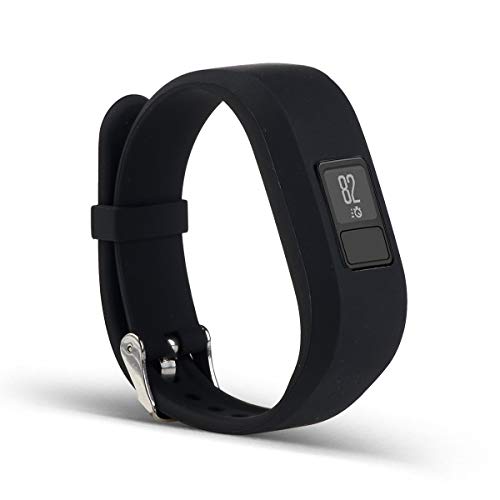 Bemodst Uhrenarmbänder für Garmin Vivofit 3 Smartwatch, Silikon Ersatz Armband Garmin Vivofit3 Sport Uhrenarmband für Männer Frauen (Schwarz) von Bemodst