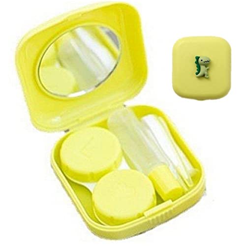 Bemvp Kontaktlinsenbehälter Für Frauen Tragbar Süße Kontaktlinsenbox Augenpflegeset Aufbewahrungsbehälter Spiegel Für Reisen Zu Hause von Bemvp