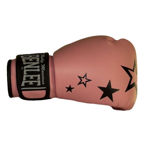 BENLEE Rocky Marciano PVC Boxhandschuh Sistar, Pink mit Sternchen (Baby PINK), GröM-_e: 12 oz von BENLEE Rocky Marciano
