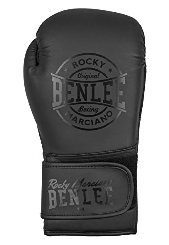 BENLEE Boxhandschuhe aus Kunstleder (1Paar) Black Label Nero Black 10 oz L von BENLEE