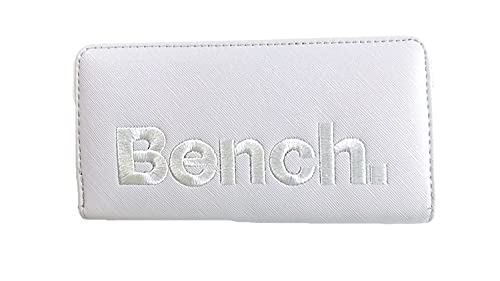 Bench Große XXL Damen Geldbörse Portemonnaie Brieftasche Reißverschluss NEU, Farbe:Hellgrau von Bench