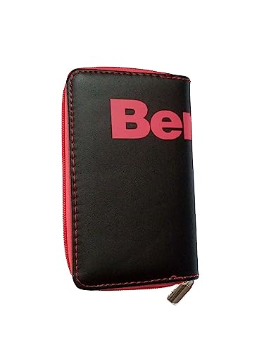 Bench Damen Reißverschluss Geldbörse Portemonnaie Brieftasche kompakt Clutch NEU, Farbe:Rot von Bench