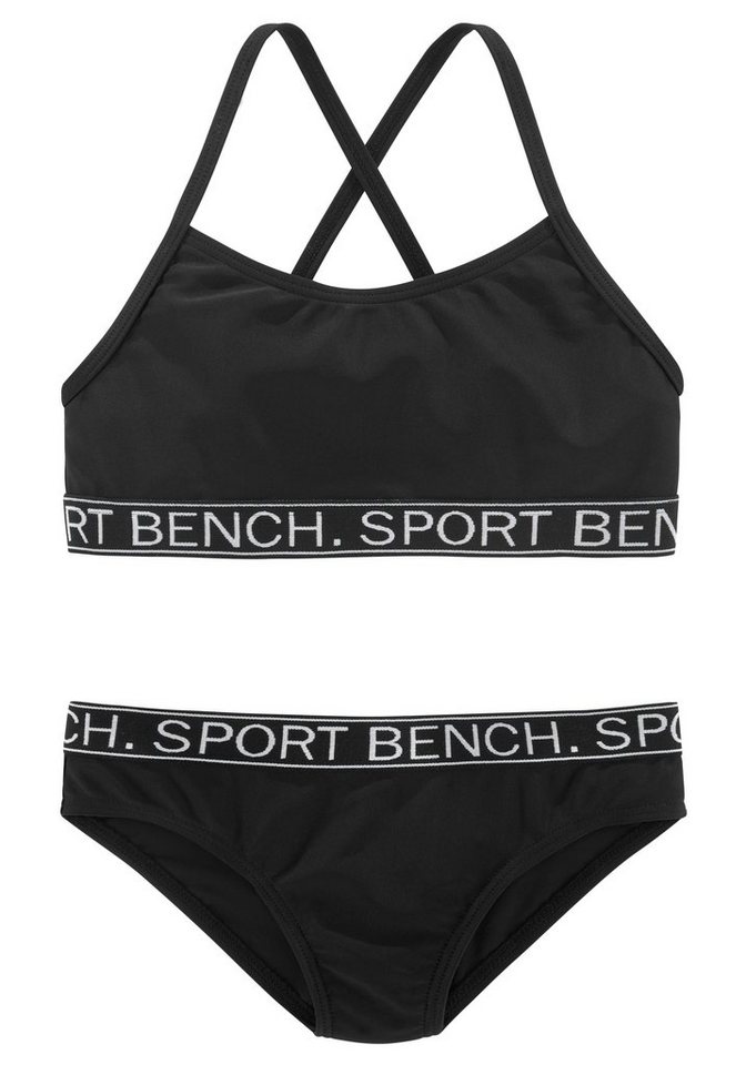 Bench. Bustier-Bikini Yva Kids in sportlichem Design und Farben von Bench.