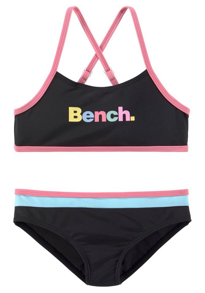 Bench. Bustier-Bikini mit bunten Details von Bench.