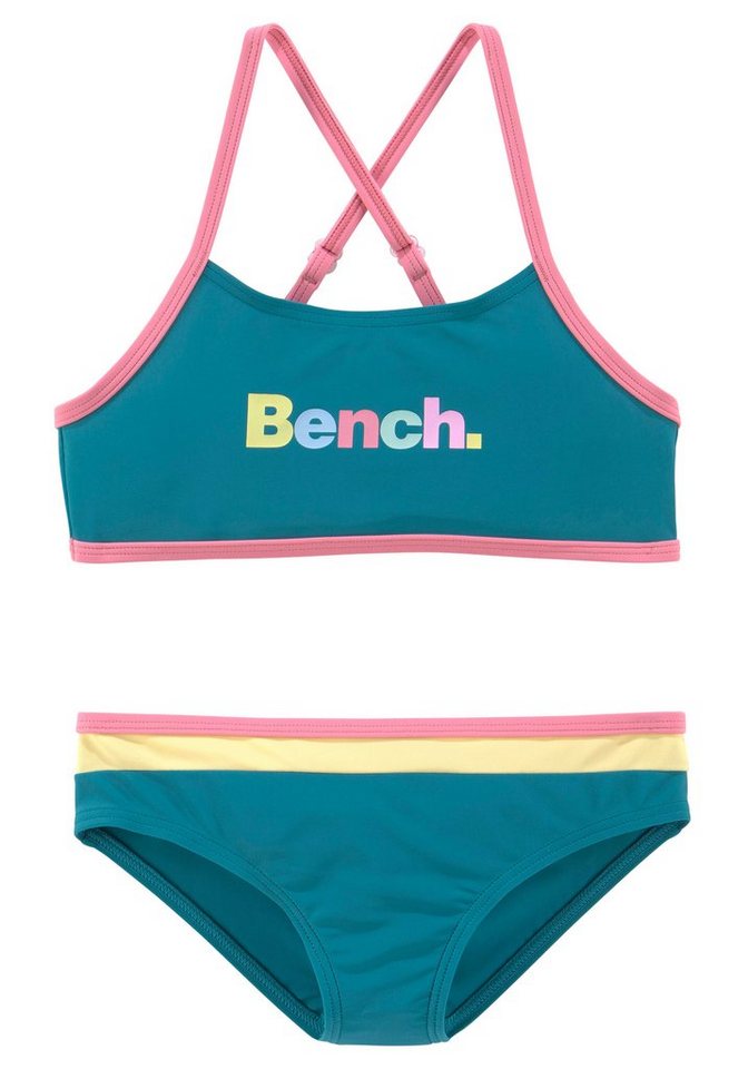 Bench. Bustier-Bikini mit bunten Details Bench. Bustier-Bikini mit bunten Details von Bench.