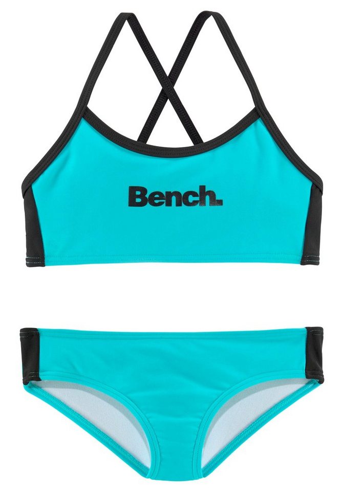 Bench. Bustier-Bikini mit gekreuzten Trägern von Bench.