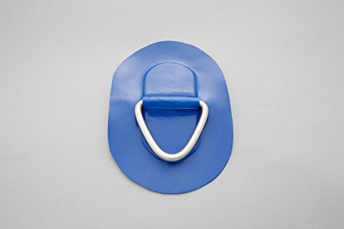 D-Ring aus Edelstahl mit blauem Beschlag von Bengar