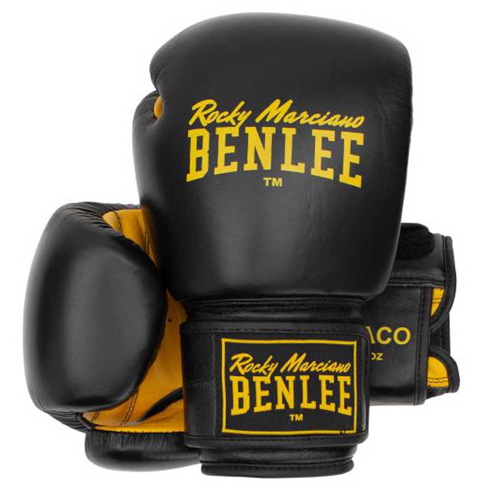 Benlee Draco Leather Boxing Gloves Schwarz 14 oz von Benlee