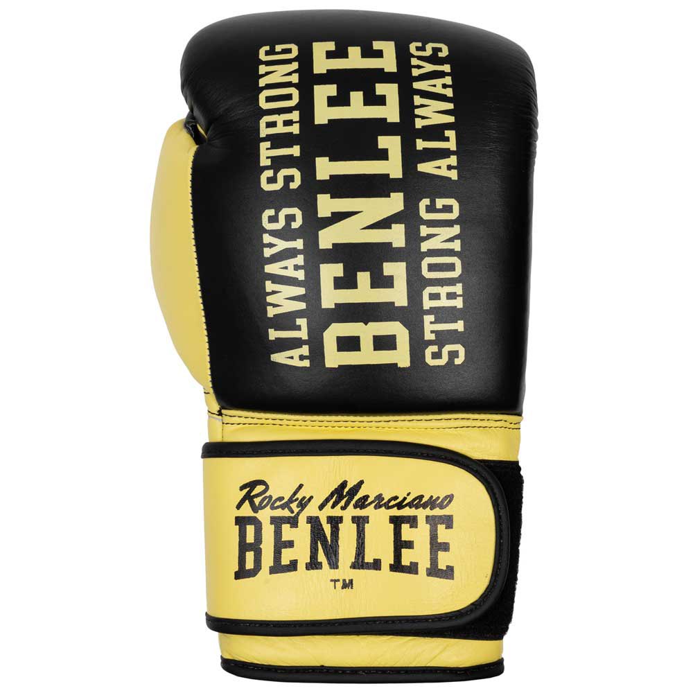 Benlee Hardwood Leather Boxing Gloves Gelb,Schwarz 12 oz von Benlee