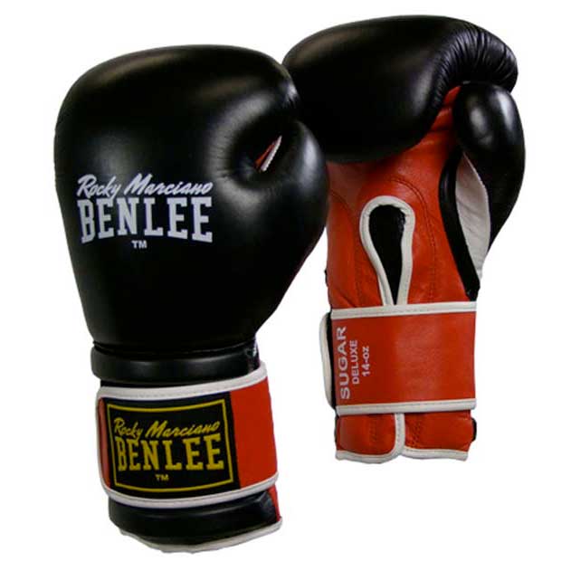 Benlee Sugar Deluxe Combat Gloves Schwarz 12 oz von Benlee