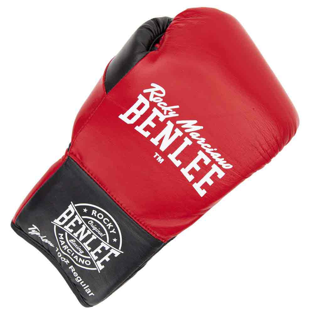 Benlee Typhoon Leather Boxing Gloves Rot 8 oz R von Benlee