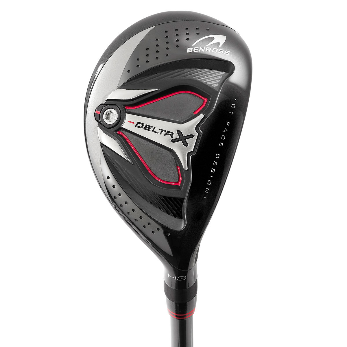 Benross Mens Black Delta X Left Hand Vista Pro Regular Golf Hybrid, Size: 28° | American Golf von Benross