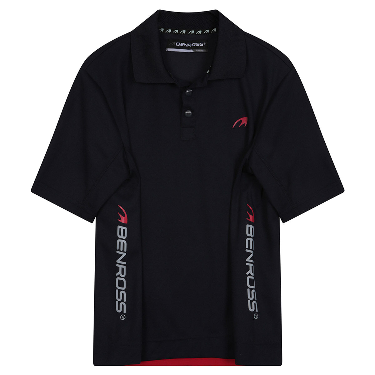 Benross Kids Navy Blue Lightweight Side Logo Junior Golf Polo Shirt, Size: 7-8 Years | American Golf von Benross
