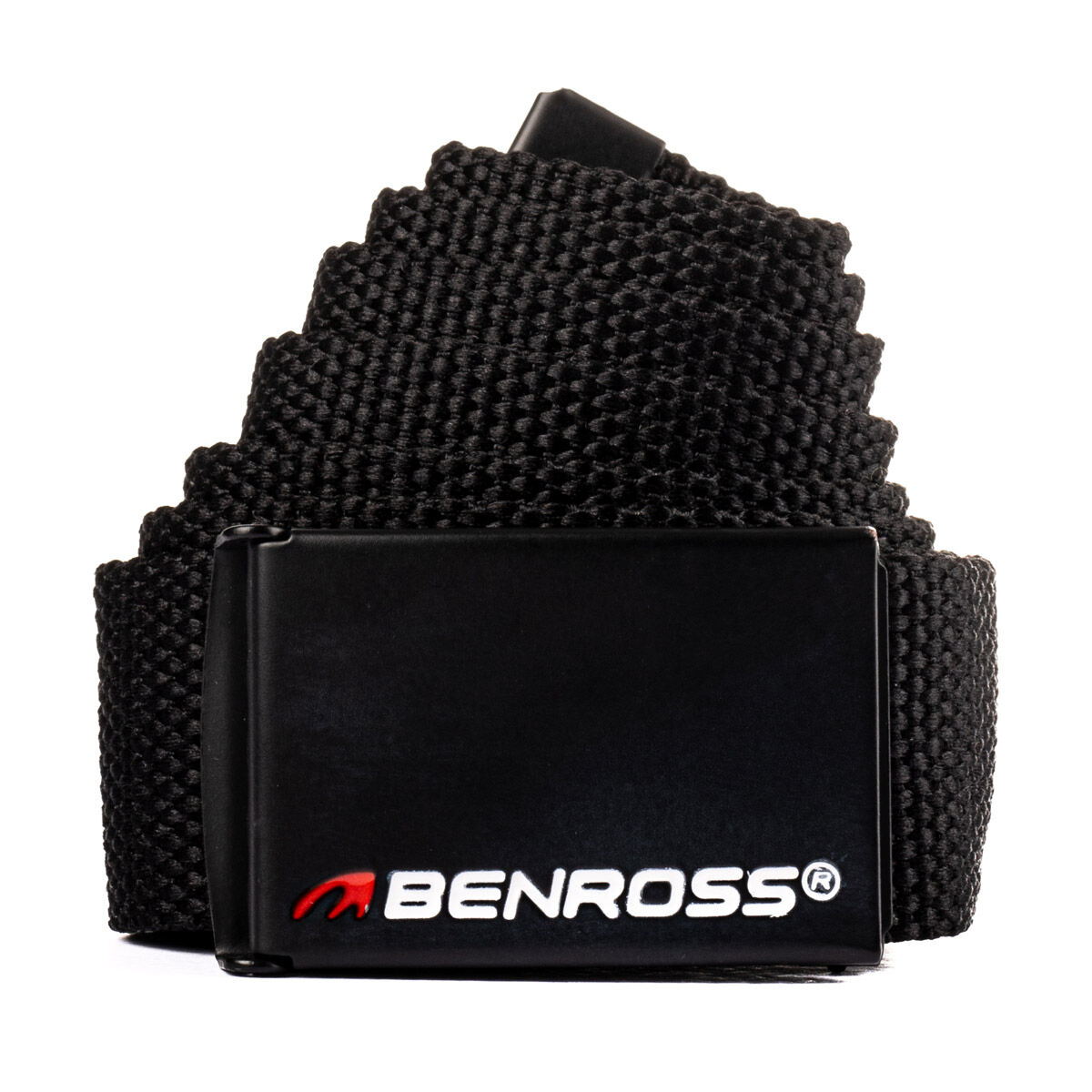 Benross Mens Black Plain Webbing Golf Belt, Size: One Size  | American Golf von Benross