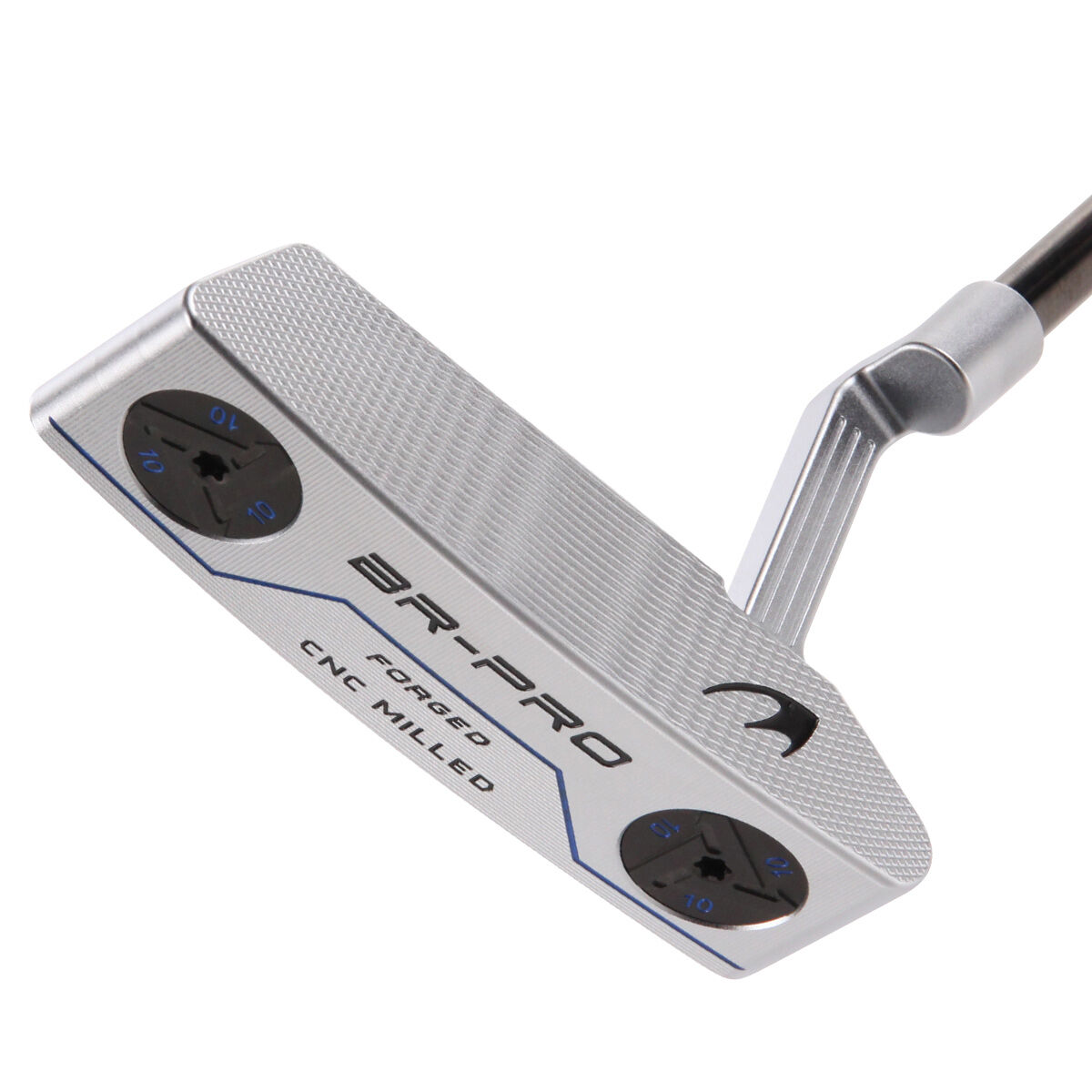 Benross Silver, Black Br-Pro Milled Blade Golf Putter, Right Hand, Size: 34 inches | American Golf von Benross