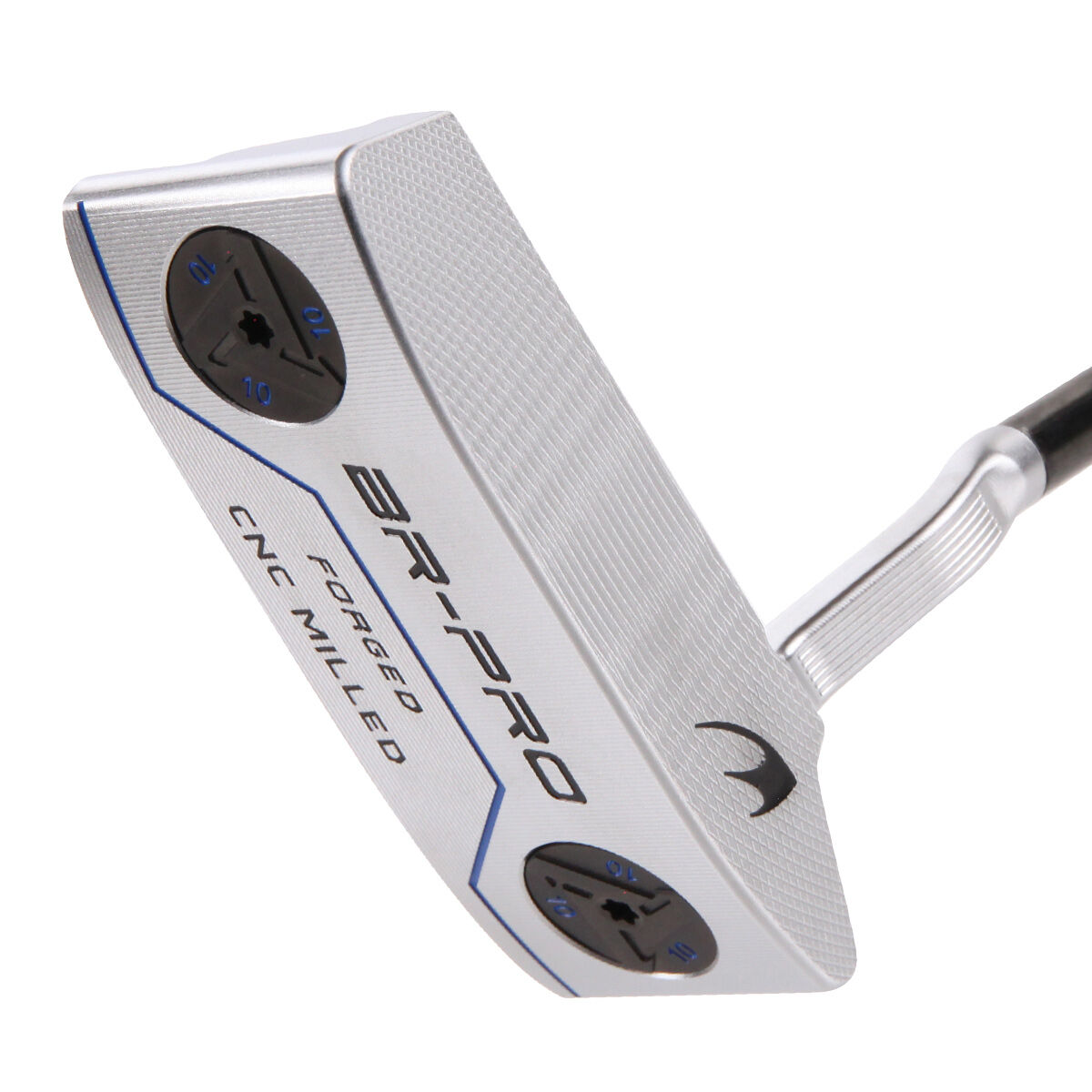 Benross Silver BR-PRO Milled Squareback Right Hand Golf Putter, Size: 34" | American Golf von Benross
